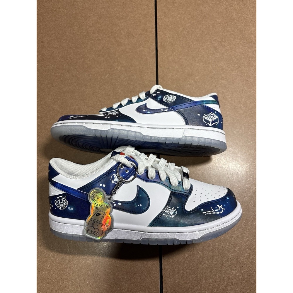 Nike Lego Dunk Low GS Galaxy Blue Shoe Sneaker Big Kid Mens Size IM1448-100 4Y